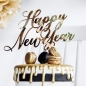 Preview: Torten Topper - Happy New Year / Gold